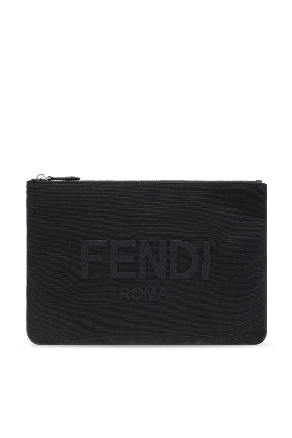 Fendi on sale logo pouch